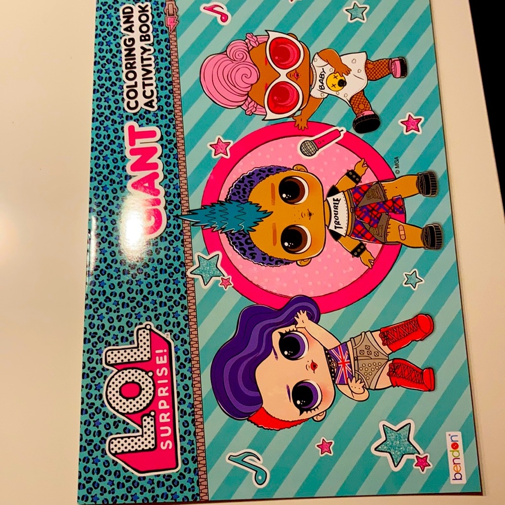 LOL Surprise Giant Color and Activity Book